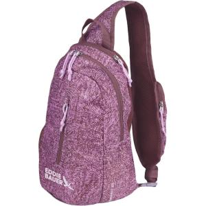 imageEddie Bauer Stowaway Packable Sling Bag  Foldable  Travel  Outdoor  Lightweight  Compact  Everyday Carry  Ripstop Nylon  10L  Black CherryLilac