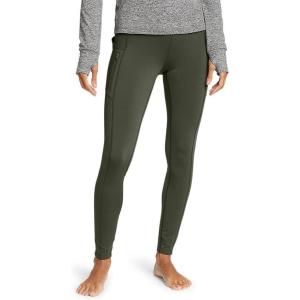 imageEddie Bauer Womens Crossover Winter Trail Adventure HighRise LeggingsDark Loden