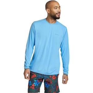 imageEddie Bauer Mens Marine Air UPF LongSleeve CrewMisty Blue