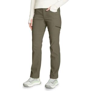 imageEddie Bauer Womens Rainier Hiking Pants Durable Comfortable Water Repellent Phone Pocket UPF 50 ProtectionSprig