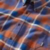 imageEddie Bauer Mens Favorite Classic Fit FlannelPlaidNavy Heather