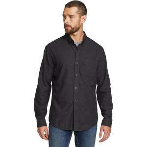 imageEddie Bauer Mens Eddies Favorite Flannel Classic Fit Shirt  SolidGray Smoke Gray