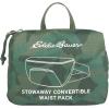 imageEddie Bauer Stowaway Packable Waistpack  Sling  Fanny  Travel  Lightweight  Outdoor  Ripstop PolyesterSprig Green