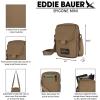 imageEddie Bauer Womens Crossbody Bag  Everyday Carry  Travel  Vacation  Small  Shoulder Strap  LightweightBygone  Dark Khaki