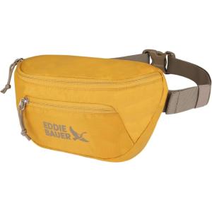 imageEddie Bauer Stowaway Packable Waistpack  Sling  Fanny  Travel  Lightweight  Outdoor  Ripstop PolyesterField Gold