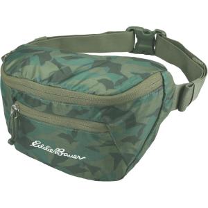 imageEddie Bauer Stowaway Packable Waistpack  Sling  Fanny  Travel  Lightweight  Outdoor  Ripstop PolyesterSprig Green