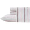 imageEddie Bauer  Twin Sheets Cotton Flannel Bedding Set Brushed For Extra Softness Cozy Home Decor Beacon Hill Ivory TwinCooper Falls Red