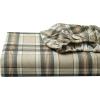 imageEddie Bauer  Twin Sheets Cotton Flannel Bedding Set Brushed For Extra Softness Cozy Home Decor Beacon Hill Ivory TwinEdgewood Plaid GreenBeige