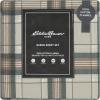imageEddie Bauer  Twin Sheets Cotton Flannel Bedding Set Brushed For Extra Softness Cozy Home Decor Beacon Hill Ivory TwinEdgewood Plaid GreenBeige