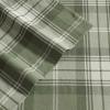 imageEddie Bauer  Twin Sheets Cotton Flannel Bedding Set Brushed For Extra Softness Cozy Home Decor Beacon Hill Ivory TwinHeartland Plaid Green