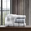 imageEddie Bauer  Twin Sheets Cotton Flannel Bedding Set Brushed For Extra Softness Cozy Home Decor Beacon Hill Ivory TwinLakehouse Plaid GreyWhite