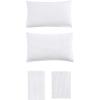 imageEddie Bauer  Twin Sheets Cotton Flannel Bedding Set Brushed For Extra Softness Cozy Home Decor Beacon Hill Ivory TwinTrail Stripe GreyWhite