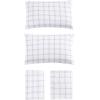 imageEddie Bauer  Twin Sheets Cotton Flannel Bedding Set Brushed For Extra Softness Cozy Home Decor Beacon Hill Ivory TwinWestridge Plaid NavyWhite