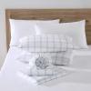 imageEddie Bauer  Twin Sheets Cotton Flannel Bedding Set Brushed For Extra Softness Cozy Home Decor Beacon Hill Ivory TwinWestridge Plaid NavyWhite