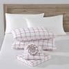 imageEddie Bauer  Twin Sheets Cotton Flannel Bedding Set Brushed For Extra Softness Cozy Home Decor Beacon Hill Ivory TwinWestridge Plaid Orange