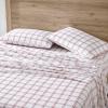 imageEddie Bauer  Twin Sheets Cotton Flannel Bedding Set Brushed For Extra Softness Cozy Home Decor Beacon Hill Ivory TwinWestridge Plaid Orange