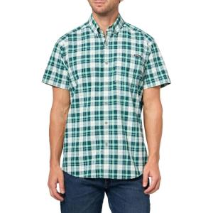 imageEddie Bauer Mens Pack It Seersucker ShortSleeve ShirtSea Mist