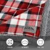 imageEddie Bauer  Throw Blanket Reversible Plush Fleece Bedding Home Decor for All Seasons OekoTex Certified Capitol Hill Plaid Green 60quot x 70quotParkwood Plaid Red