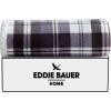 imageEddie Bauer  Throw Blanket Reversible Plush Fleece Bedding Home Decor for All Seasons OekoTex Certified Capitol Hill Plaid Green 60quot x 70quotTrailhead Plaid Purple