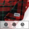 imageEddie Bauer  Throw Blanket Reversible Plush Fleece Bedding Home Decor for All Seasons OekoTex Certified Capitol Hill Plaid Green 60quot x 70quotTrailhead Plaid Red