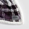 imageEddie Bauer  Throw Blanket Reversible Plush Fleece Bedding Home Decor for All Seasons OekoTex Certified Capitol Hill Plaid Green 60quot x 70quotTrailhead Plaid Purple