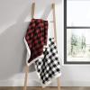 imageEddie Bauer  Throw Blanket Reversible Sherpa Flannel Bedding Buffalo Plaid Bedding Set Cabin Plaid Purple ThrowCabin Plaid Red