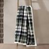 imageEddie Bauer  Throw Blanket Super Soft Reversible Sherpa Fleece Bedding Cozy Plaid Home Decor Trailhead Plaid Green 50quot x 60quot