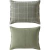 imageEddie Bauer  Twin Comforter Set Naturally Soft Cotton Flannel Bedding wMatching Pillowcase Medium Weight for Year Round Use 2 Piece Bed Sets Alpine Plaid GreenAlpine Plaid Green