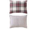 imageEddie Bauer  Twin Comforter Set Naturally Soft Cotton Flannel Bedding wMatching Pillowcase Medium Weight for Year Round Use 2 Piece Bed Sets Alpine Plaid GreenSerendipity Plaid Red