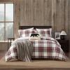 imageEddie Bauer  Twin Comforter Set Naturally Soft Cotton Flannel Bedding wMatching Pillowcase Medium Weight for Year Round Use 2 Piece Bed Sets Alpine Plaid GreenSerendipity Plaid Red