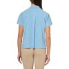 imageEddie Bauer Womens Wr Departure Ss Collared TeeBlue Fog