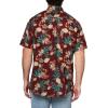 imageEddie Bauer Mens Printed Baja ShirtBlkcherry