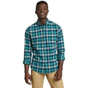 imageEddie Bauer Mens Favorite Classic Fit FlannelPlaidDusty Jade