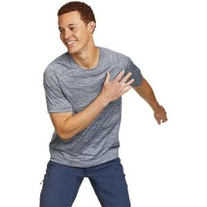 imageEddie Bauer Mens Mountain Trek ShortSleeve TShirtBlue Haze