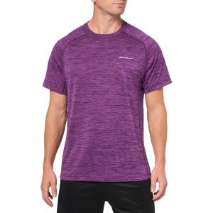 imageEddie Bauer Mens Mountain Trek ShortSleeve TShirtGrape