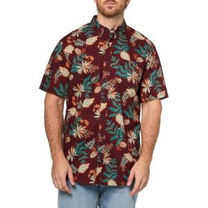 imageEddie Bauer Mens Printed Baja ShirtBlkcherry