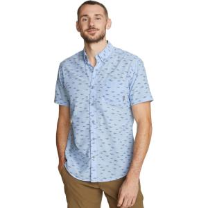imageEddie Bauer Mens Printed Baja ShirtChambray