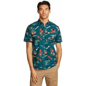 imageEddie Bauer Mens Printed Baja ShirtTeal