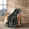 imageEddie Bauer  Blanket UltraSoft Reversible Throw Blanket for Couch or Bed Plush ampamp Oversized Bedding Flying Fish Trailhead Plaid Green 60quot x 70quotFlying Fish Trailhead Plaid Green