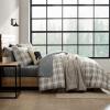 imageEddie Bauer  Twin Bedding Comforter Sets Naturally Soft ampamp Smooth Cotton Bedding wMatching Pillowcase Reversible 2 Piece Bed Sets Harrison BrownAshland Plaid Brown