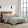 imageEddie Bauer  Twin Bedding Comforter Sets Naturally Soft ampamp Smooth Cotton Bedding wMatching Pillowcase Reversible 2 Piece Bed Sets Harrison BrownAshland Plaid Brown