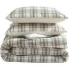 imageEddie Bauer  Twin Bedding Comforter Sets Naturally Soft ampamp Smooth Cotton Bedding wMatching Pillowcase Reversible 2 Piece Bed Sets Harrison BrownAshland Plaid Brown