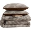 imageEddie Bauer  Twin Bedding Comforter Sets Naturally Soft ampamp Smooth Cotton Bedding wMatching Pillowcase Reversible 2 Piece Bed Sets Harrison BrownHarrison Brown