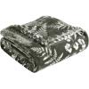 imageEddie Bauer  Twin Blanket UltraSoft Plush Bedding Medium Weight Perfect for Layering Dorm Essentials Black TwinFern Garden Green