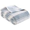 imageEddie Bauer  Twin Blanket UltraSoft Plush Bedding Medium Weight Perfect for Layering Dorm Essentials Black TwinStones Throw Stripe