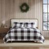 imageEddie Bauer  Twin Quilt Set Cotton Flannel Bedding with Matching Sham Rounded Corners Diamond Corner Stitch Dorm Essentials Holiday Plaid Flannel RedHoliday Plaid Flannel Red