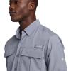 imageEddie Bauer Mens UPF Guide 20 LongSleeve ShirtLight Gray