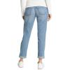 imageEddie Bauer Womens Boyfriend MidRise Jeans  Slim FitWorn Light