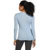 imageEddie Bauer Womens Favorite LongSleeve VNeck TShirtSlate Blue