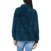 imageEddie Bauer Womens Quest Plush 14 Zip RelaxedPlusPeacock